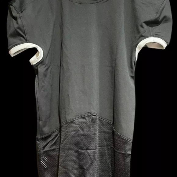 NIKE  VAPOR Untouchable Football Practice Jersey Gray/White Men's  AO4800-061 - Picture 3 of 4